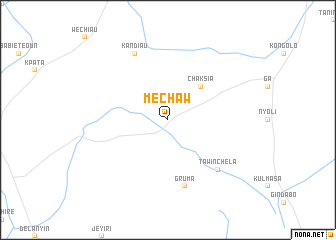 map of Mechaw