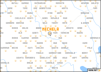 map of Mechela