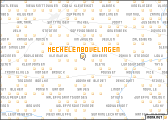 map of Mechelen-Bovelingen