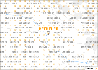 map of Mechelen