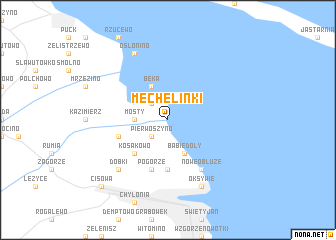 map of Mechelinki