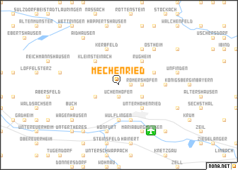 map of Mechenried