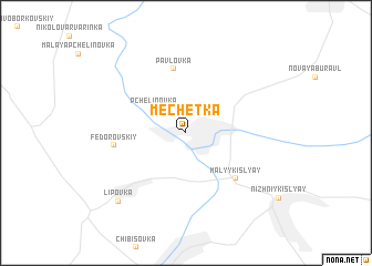 map of Mechetka