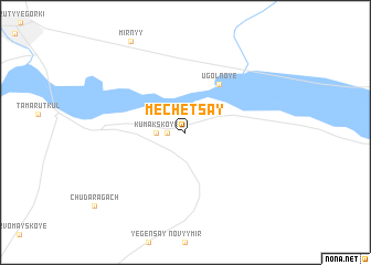 map of Mechetsay