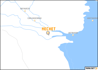 map of Mechetʼ