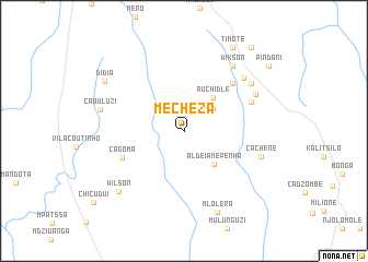 map of Mecheza
