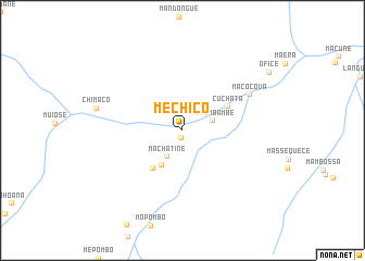 map of Mechiço