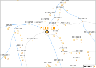 map of Mechiço