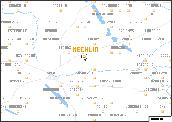 map of Mechlin