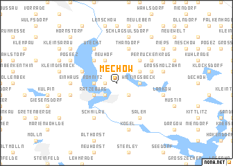 map of Mechow