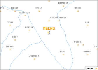 map of Mēchʼo