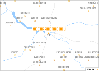 map of Mechra Benabbou