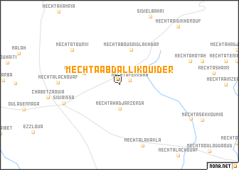 map of Mechta Abdalli Kouider