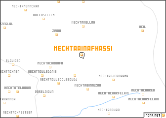 map of Mechta ʼAïn Afhassi