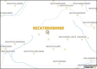 map of Mechta ʼAïn Ammar