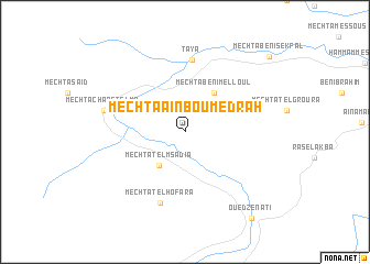 map of Mechta ʼAïn Bou Medrah