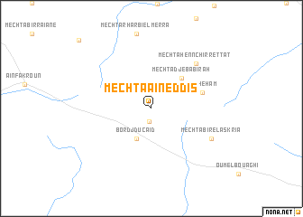 map of Mechta ʼAïn ed Dis