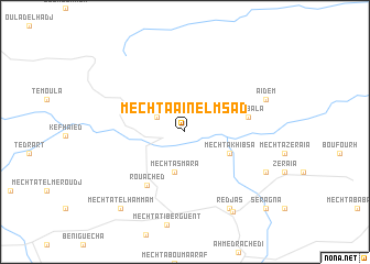 map of Mechta ʼAïn el Msad