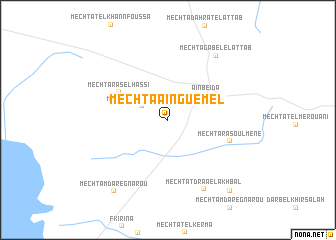 map of Mechta ʼAïn Guemel