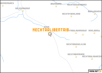 map of Mechta Ali Ben Taïb
