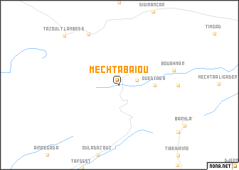 map of Mechta Baïou