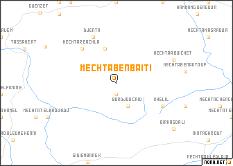 map of Mechta Ben Baïti