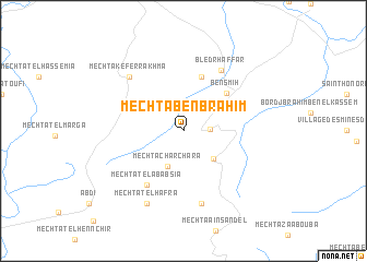 map of Mechta Ben Brahim