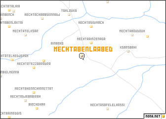 map of Mechta Ben Laabed