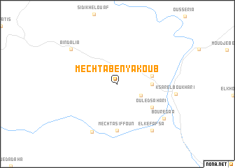 map of Mechta Ben Yakoub