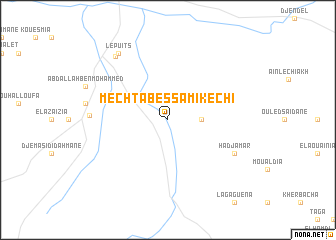 map of Mechta Bessami Kechi