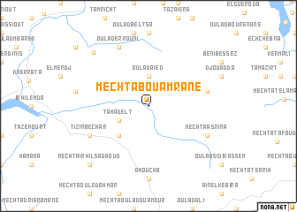 map of Mechta Bou Amrane