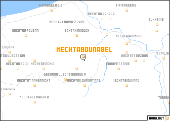 map of Mechta Boû Nâbel