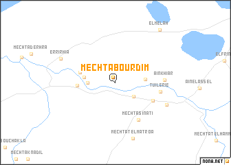 map of Mechta Bourdim