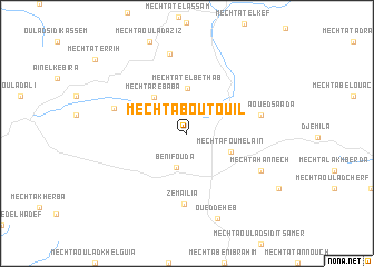 map of Mechta Bou Touil