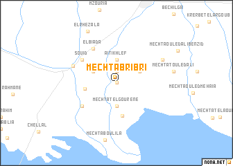 map of Mechta Bribri