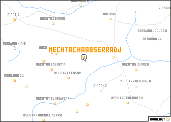 map of Mechta Chaab Serradj