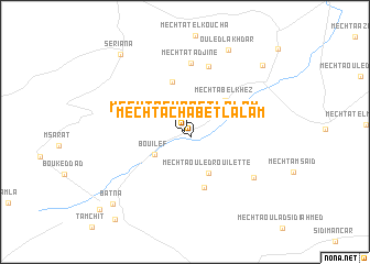 map of Mechta Chabet Lalam