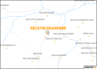 map of Mechta Cheïkh Raba