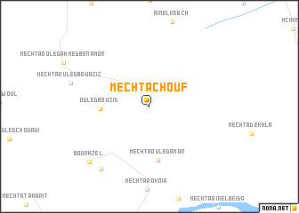 map of Mechta Chouf