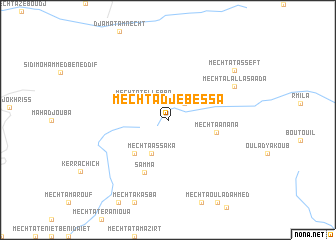 map of Mechta Djebessa