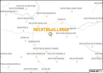 map of Mechta Djillaoua