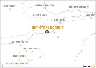 map of Mechta El Argoub