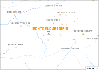 map of Mechta el Guetaïfia