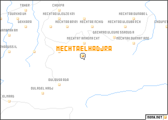 map of Mechta el Hadjra