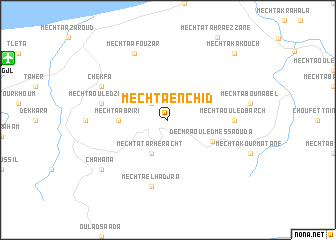 map of Mechta Enchîd