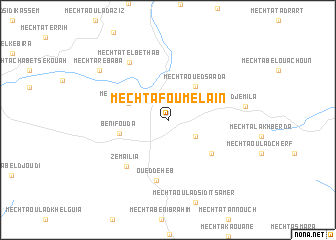 map of Mechta Foum el ʼAïn