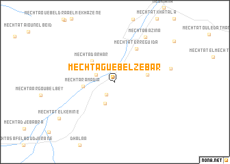 map of Mechta Guebel Zebar
