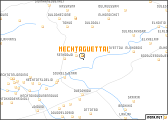 map of Mechta Guettaï