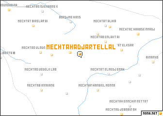 map of Mechta Hadjar Tellal