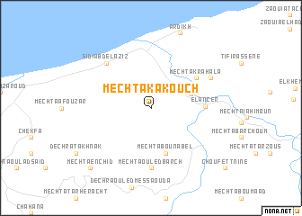 map of Mechta Kâkouch